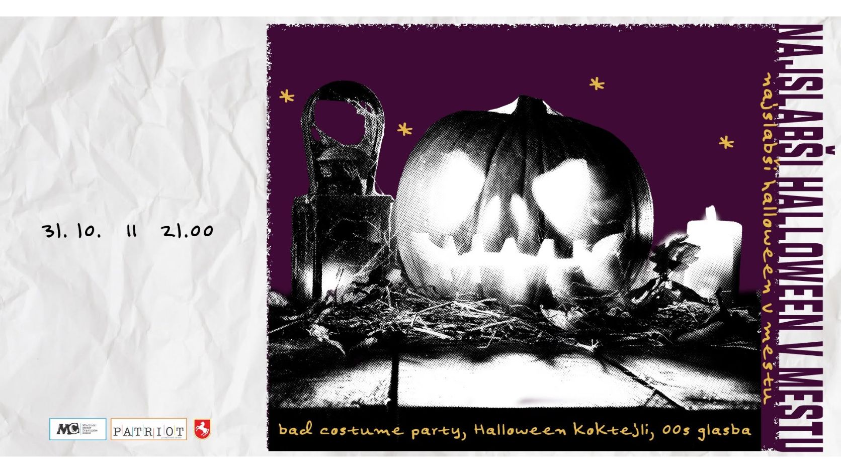 NAJSLABŠI HALLOWEEN V MESTU NAJSLABŠI HALLOWEEN V MESTU